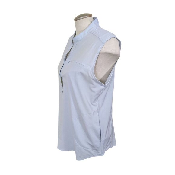 Royal Robbins Womens L Expedition Pro Tunic Blue Sleeveless Light Breathable - Picture 3 of 6